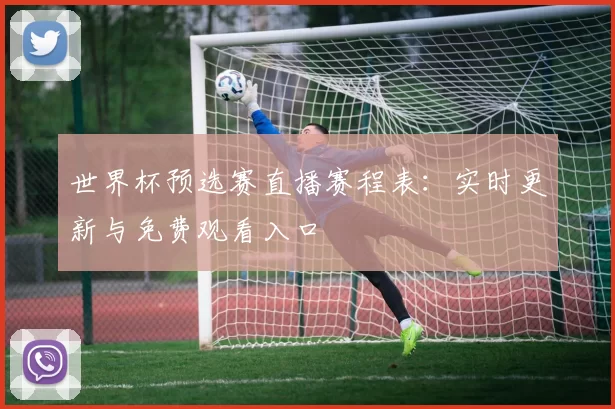 世界杯预选赛直播赛程表：实时更新与免费观看入口